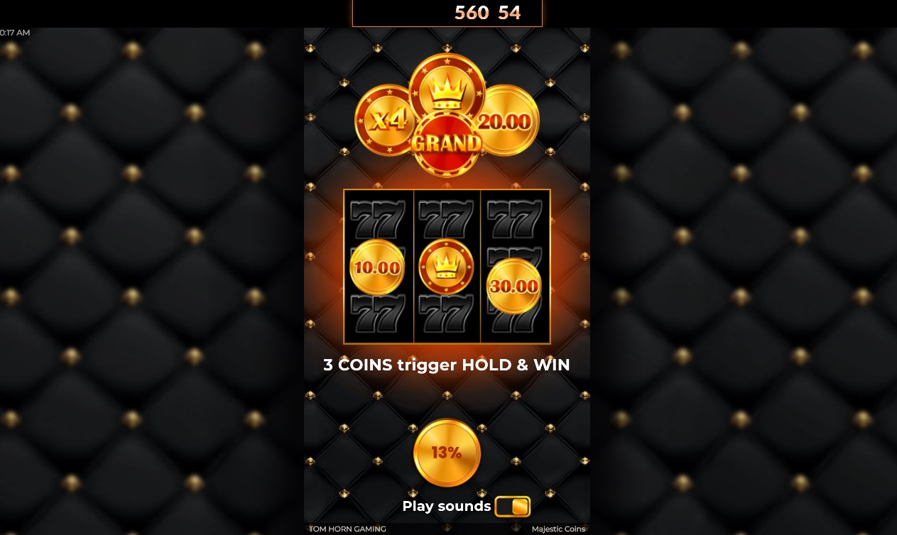 Majestic Coins: Trojvalcová hra, ktorá spája jednoduchosť s veľkými výhrami