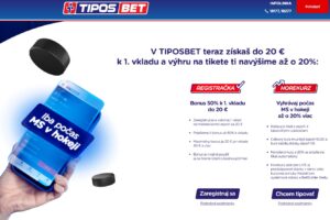MS v hokeji vo veľkom štýle: TIPOS navýši výhry až o 20 percent