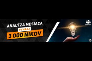 Dobrá analýza môže priniesť odmenu každý mesiac. Analýza mesiaca od Niké rozdelí medzi troch autorov 6 000 nikov